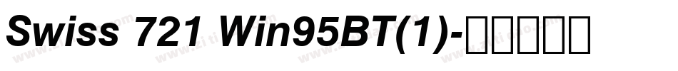 Swiss 721 Win95BT(1)字体转换